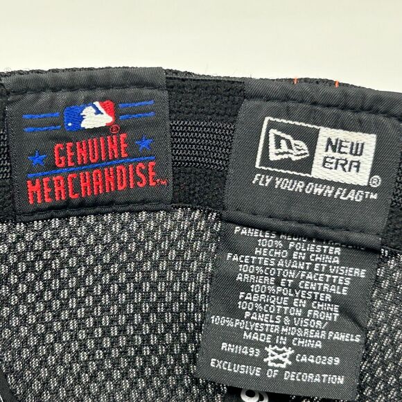 San Francisco SF Giants Child Youth Hat Baseball Cap New Era Black Flex Fitted - Picture 9 of 10